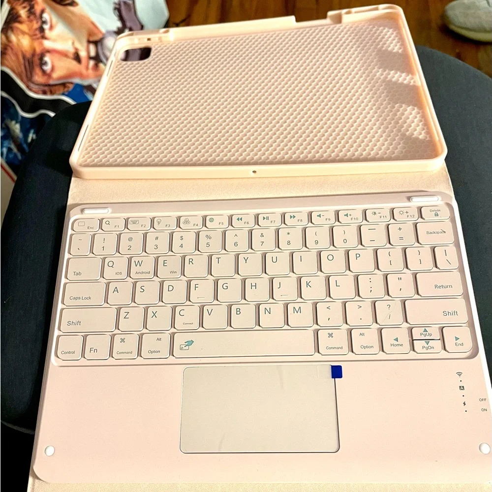 Pink Tablet Keyboard Case